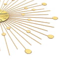Miniatyrbild 6 av 8: The Living Store Väggklocka metall 70 cm guld -  Väggklockor