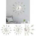 Miniatyrbild 1 av 6: The Living Store Väggklocka med sked- och gaffeldesign silver 31 cm aluminium -  Väggklockor