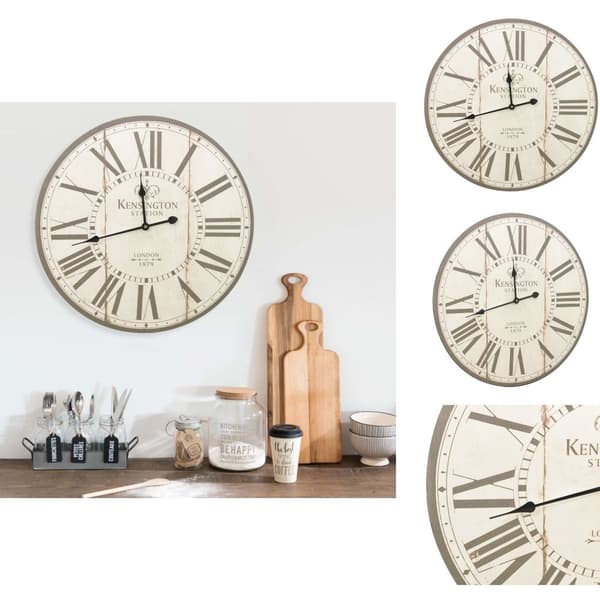 Vægure - Living vægur vintagestil London 60 cm
