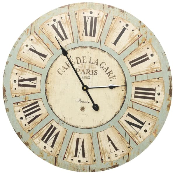 Väggklockor - Living Väggklocka flerfärgad 60 cm MDF