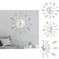Miniatyrbild 1 av 6: Väggklockor - Living Väggklocka med sked- och gaffeldesign silver 31 cm aluminium