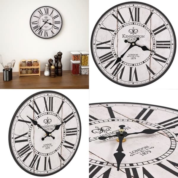 Vægur vintagestil London 30 cm - Vægur - Vægure - Home & Living