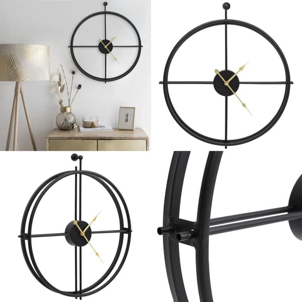 Vægur 52 cm jern sort - Vægur - Vægure - Home & Living