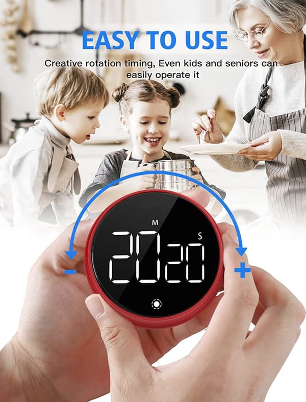 INF Magnetisk digital timer til køkkenmadlavning