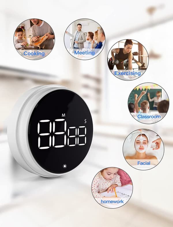 INF Magnetisk digital timer för matlagning i köket