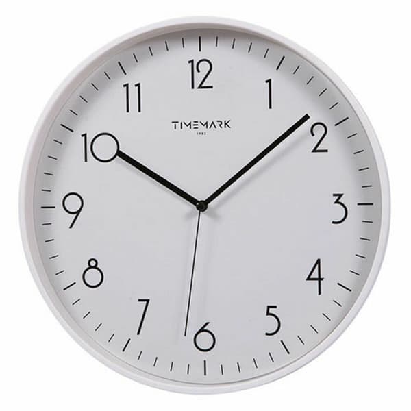 Väggklocka Timemark Vit (30 x 30 cm)