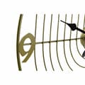 Miniatyrbild 2 av 3: Väggklocka DKD Home Decor Svart Gyllene Metall 60 x 3 x 60 cm Modern (2 antal)