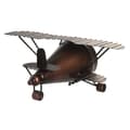 Miniatyrbild 2 av 4: Asztali óra DKD Home Decor 35 x 21 x 14 cm Flygplan Glas Aluminium Järn (2 antal)