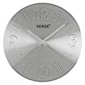 Miniatyrbillede 1 af 3: Vægur Versa Sølvfarvet Metal Aluminium 4 x 35,5 x 35,5 cm