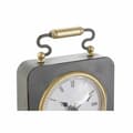 Miniatyrbillede 3 af 3: Namizna ura DKD Home Decor Sort Sølvfarvet PVC Metal Plastik 14,5 x 5 x 21 cm (2 enheder)