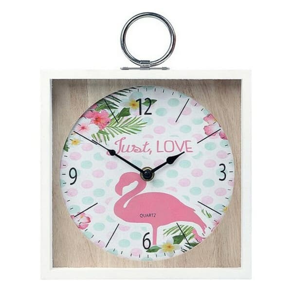 Veggklokke Rosa 20 x 5 x 20 cm