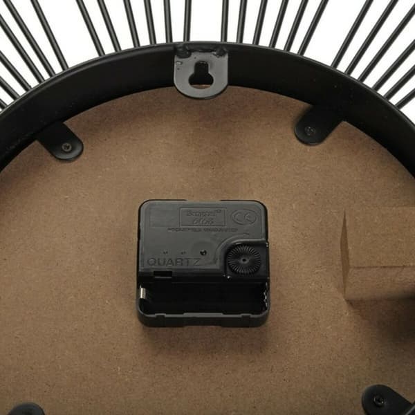 Veggklokke Versa VS-20460111 Metall Tre MDF 68 x 6,5 x 68 cm