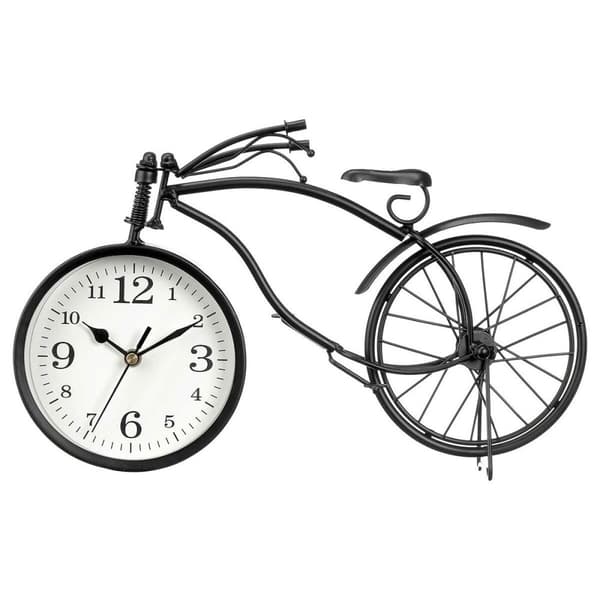 Pöytäkello Sykkel Svart Metall 36 x 22 x 7 cm (4 enheter)