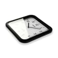 Miniatyrbilde 2 av 2: Veggklokke Versa Svart Plast Quartz 3,5 x 28,5 x 29,5 cm