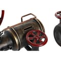 Pikkukuva 4 / 5: Stalinis laikrodis DKD Home Decor Hopeinen Kullattu Rauta Vintage 40 x 20 x 26 cm (2 osaa)