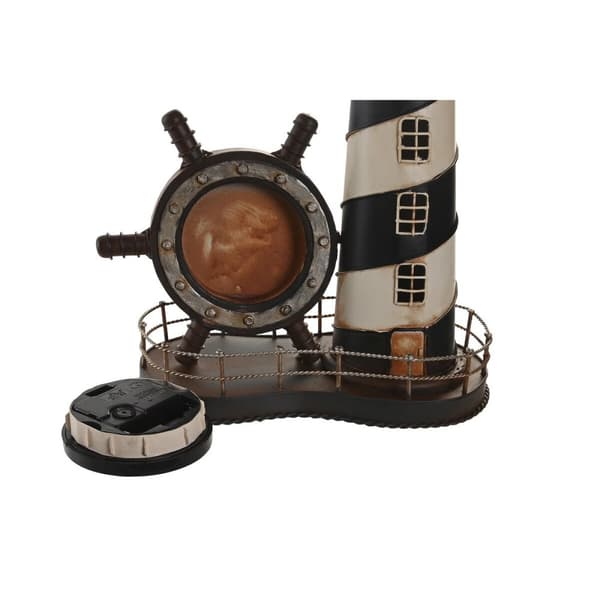 Stalinis laikrodis DKD Home Decor 25.5 x 14 x 32.5 cm Punainen Musta Metalli Vintage Ajovalo (2 osaa)