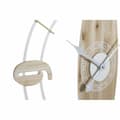 Miniatyrbild 3 av 3: Väggklocka DKD Home Decor Vit Naturell Järn Trä MDF 61 x 4,5 x 66 cm (2 antal)