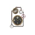 Miniatyrbild 1 av 5: Väggklocka DKD Home Decor Ventiler Glas Gyllene Järn (50,5 x 12 x 73 cm)