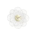 Pikkukuva 1 / 3: Seinäkello DKD Home Decor Kukka Kullattu Metalli (57 x 4 x 57 cm)