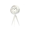 Miniatyrbild 2 av 3: Asztali óra Tripod Vit Metall 14 x 30 x 11 cm (4 antal)