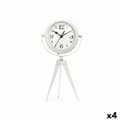 Miniatyrbild 1 av 3: Asztali óra Tripod Vit Metall 14 x 30 x 11 cm (4 antal)