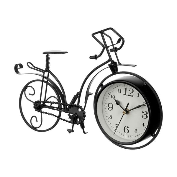 Asztali óra Cykel Svart Metall 33 x 22,5 x 4,2 cm (4 antal)