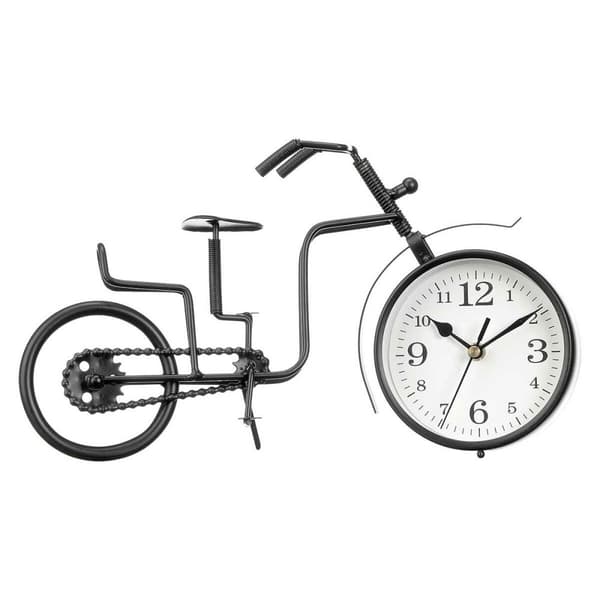 Asztali óra Cykel Svart Metall 33 x 21 x 4 cm (4 antal)