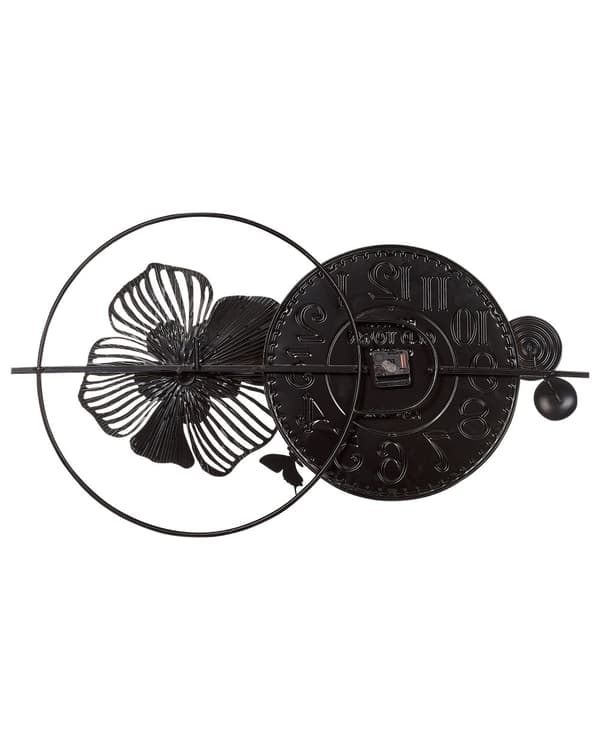 Vægur blå metal jern arabiske tal 90 x 49 cm moderne design stue soveværelse Moderne Stil