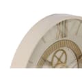 Miniatyrbild 2 av 4: Väggklocka Home ESPRIT Vit Beige Gyllene Glas Järn 60 x 8 x 60 cm 59,5 x 8,5 x 59,5 cm