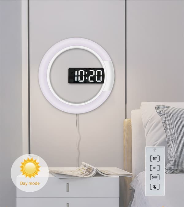 INF Moderne LED-ringur med fjernbetjening 0