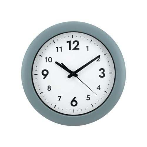 Väggur Easytime Ø30cm grå