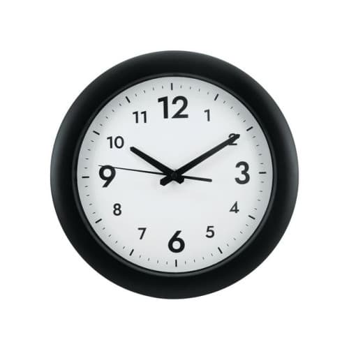 Väggur Easytime Ø30cm svart