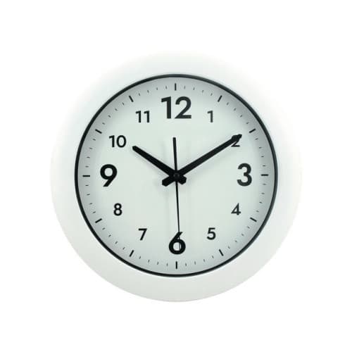 Väggur Easytime Ø30cm vit