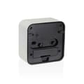 Miniatyrbillede 2 af 3: Namizna ura Versa Alvo Hvid Plastik 4,5 x 8,5 x 8,5 cm