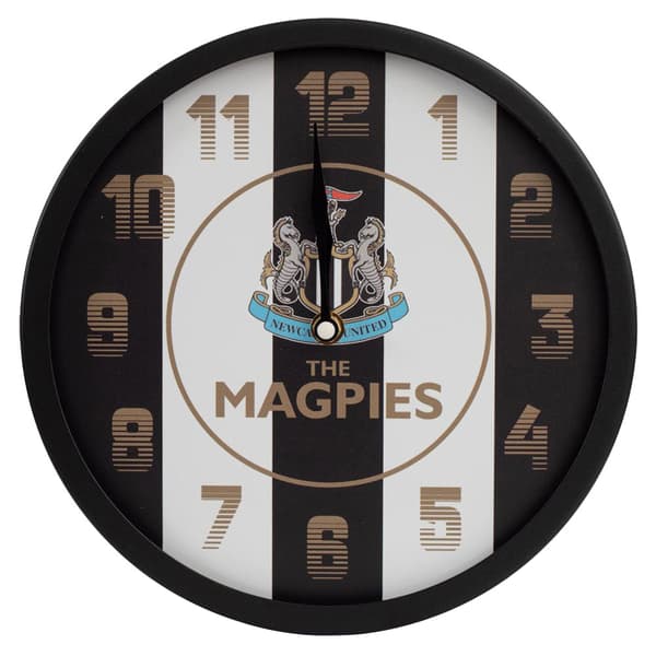 Newcastle United FC Stripe väggklocka