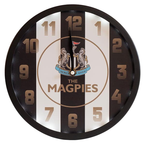 Newcastle United FC Stripe väggklocka