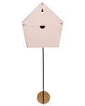 Miniatyrbild 5 av 6: Väggklocka Rosa MDF Syntetmaterial 24 x 63 cm Design utan Siffror Pendel Väggur för barn Vardagsrum Barnrum