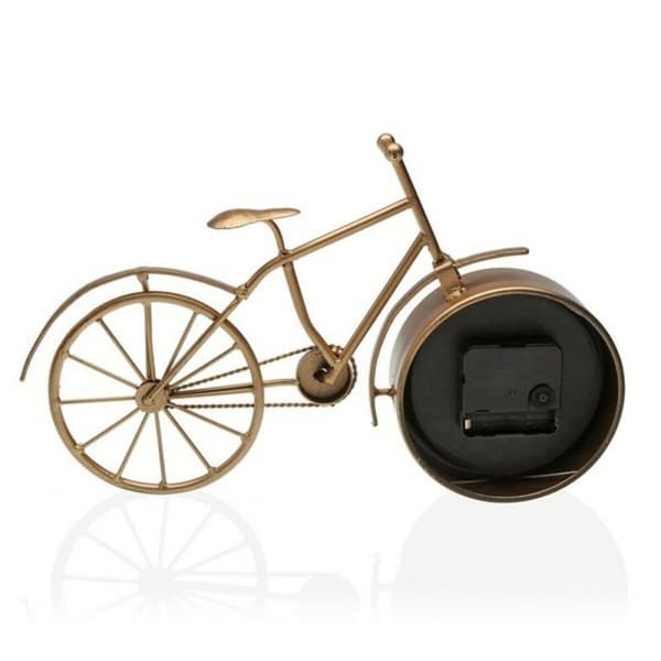 Asztali óra Bicicle Versa VS-18190895 Guld Metall (6 x 20 x 33 cm) (6 x 20 x 33 cm)