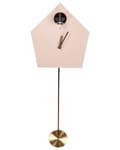 Miniatyrbillede 1 af 6: Wall Cuckoo Clock Pink MDF Synthetic Material 24 x 63 cm design uden tal med pendul til børn moderne stil børneværelse stue