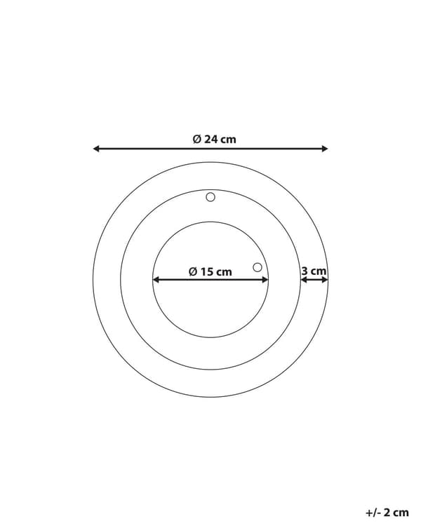 Veggklokke i Svart og Hvitt Stålmetall ⌀ 30 cm Moderne Minimalistisk Design Uten Tall Stueinnredning