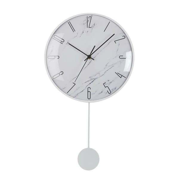 Väggklocka Versa Pendyl Metall Glas Trä MDF 4,5 x 56 x 29 cm