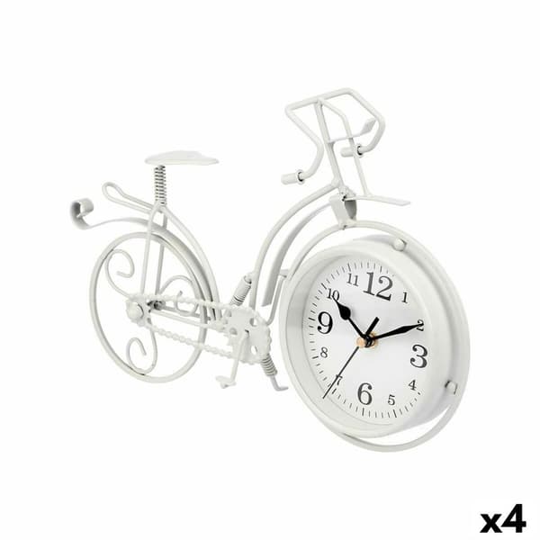 Asztali óra Cykel Vit Metall 33 x 22,5 x 4,2 cm (4 antal)