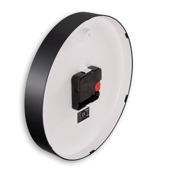 Hama Veggklokke Salina Diameter 22cm Svart