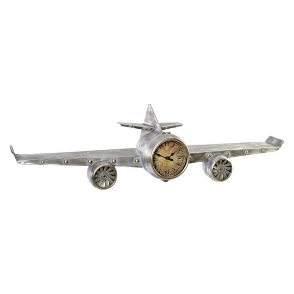 Vægur DKD Home Decor Fly Metal Træ MDF (101 x 22 x 26 cm)