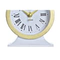 Miniatyrbillede 3 af 3: Namizna ura DKD Home Decor Hvid Sort Krystal Jern 12 x 6 x 13 cm (2 enheder)