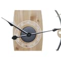 Miniatyrbillede 2 af 3: Vægur DKD Home Decor Hvid Natur Jern Træ MDF 61 x 4,5 x 66 cm (2 enheder)