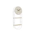 Miniatyrbillede 1 af 4: Vægur DKD Home Decor Natur Metal MDF Hvid (25,5 x 11,5 x 71 cm)
