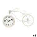 Miniatyrbillede 1 af 2: Namizna ura Cykel Hvid Metal 36 x 22 x 7 cm (4 enheder)