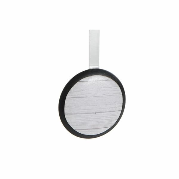 Seinäkello DKD Home Decor 32 x 5 x 56 cm Luonnollinen Valkoinen Muovinen Talo Puu MDF (2 osaa)