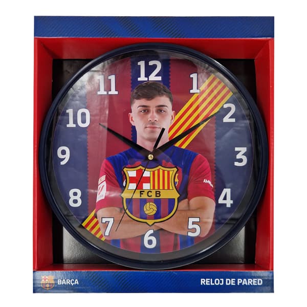 FC Barcelona Pedri Wall Clock